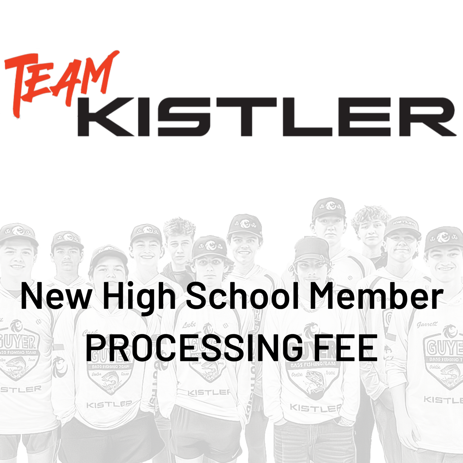 FREE High School Team Member Processing