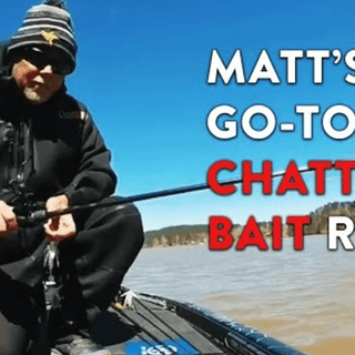 Matt's Go-To Chatter Bait Rod