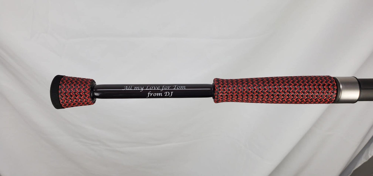Hand Crafted Custom Fishing Rod And Reel Box by Wood Designs by Glenn G.  Nief