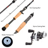 KLX Casting Rod, Chromium Reel, and Fishing Line