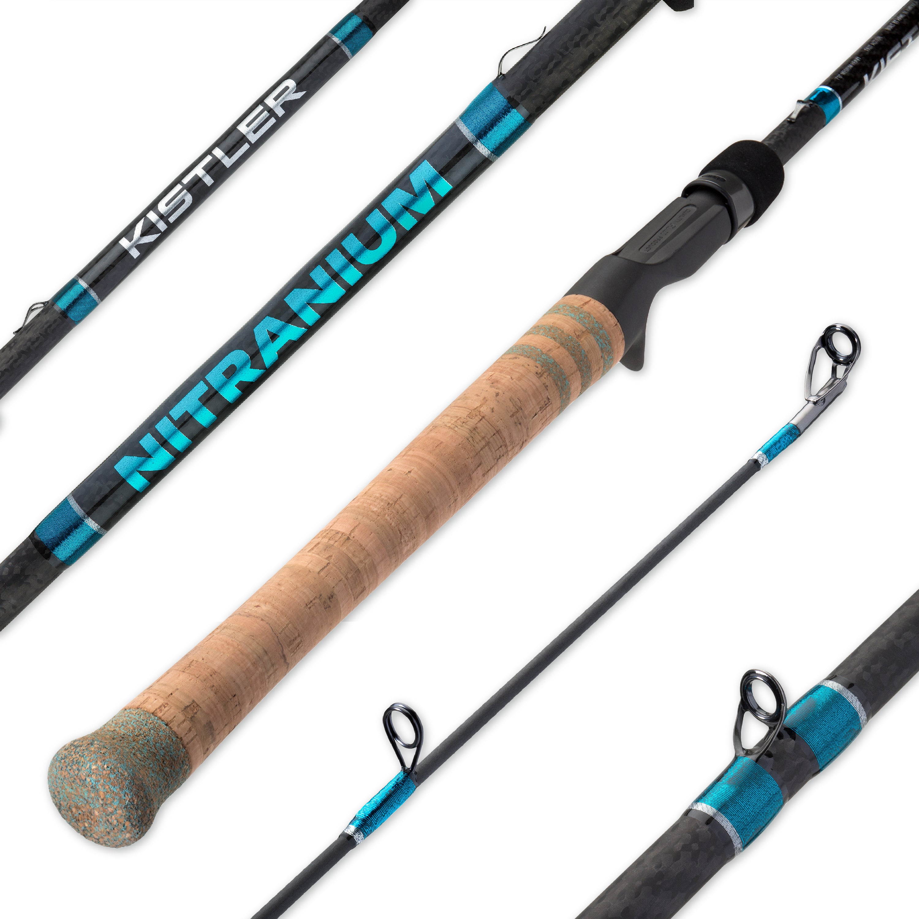 2m Fishing Pole Carbon 4 Sections