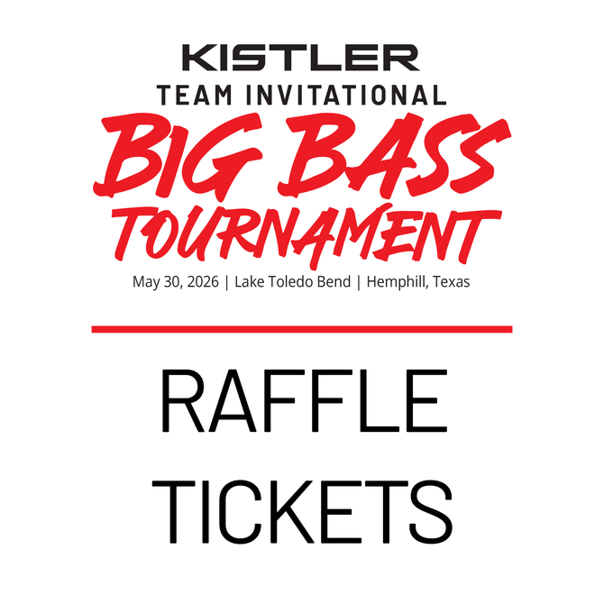 Fishing Rodeo Raffle Ticket Big Bass Tournament 2026 – KISTLER Fishing