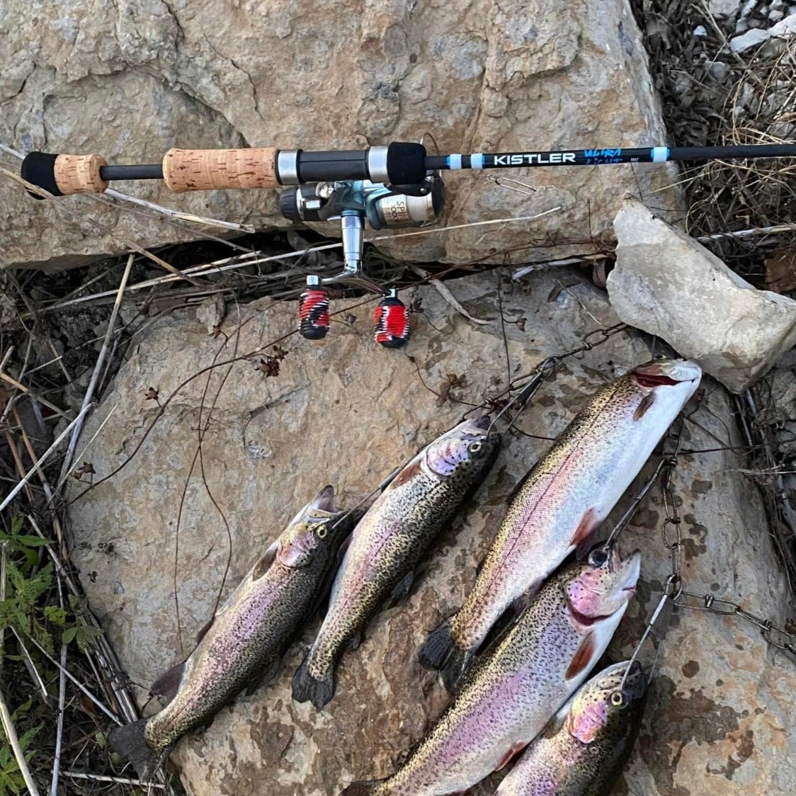 Ultra Light Custom Trout Spinning Rods Lamiglas Infinity