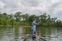 Loading Up Kistler Big Swimbait Rod On Boat, Casting Big Swimbait