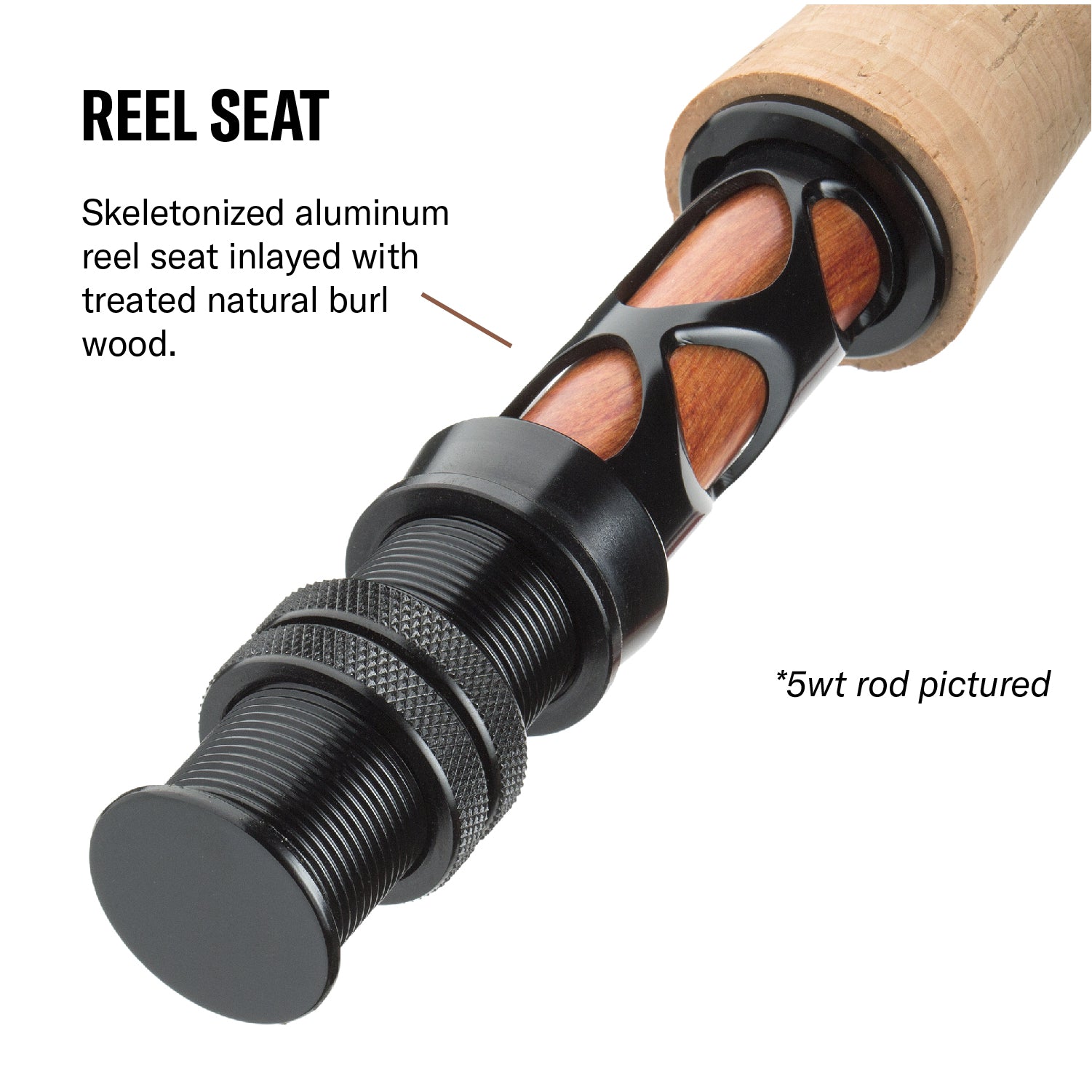 Split Reel Seats for Rod Building - Free Shipping