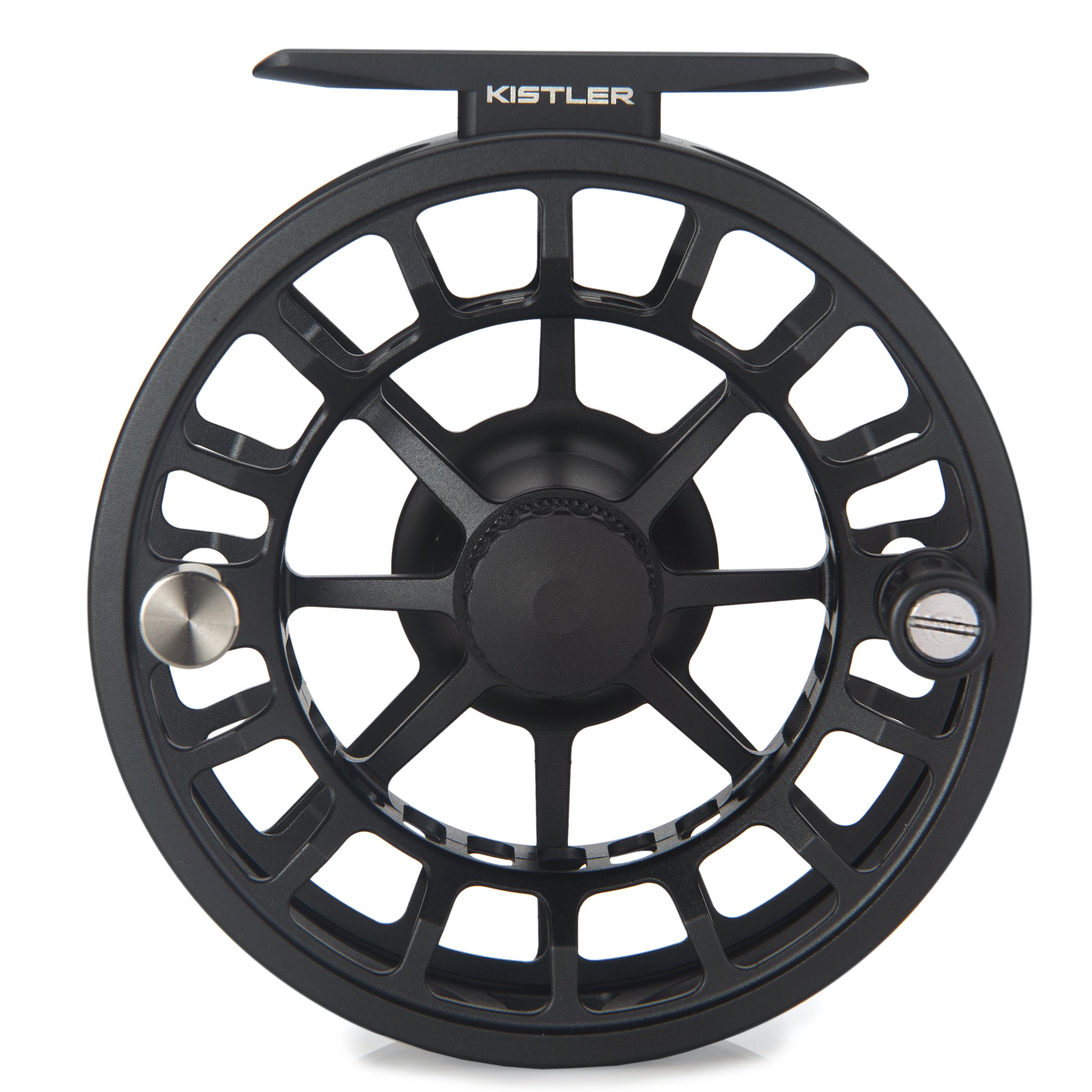 Nice and Simple Friction Drag Fly Reel - Black - Line Weight 3-5