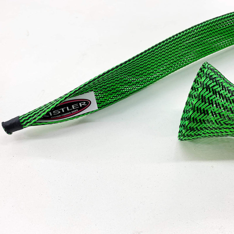 Fishing Rod Protector, Rod Protector Sleeve, Green Spinning